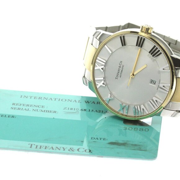 TIFFANY&Co. Atlas Dome Date white Dial Automatic Men's_870199 - Picture 2 of 7